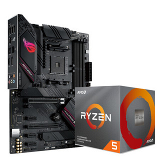 玩家国度ROG STRIX B550-F GAMING主板+AMD 锐龙5 3600XT CPU处理器 板U套装 CPU主板套装