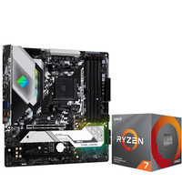ASRock 华擎 B550M Steel Legend MATX主板(AMD AM4、B550)+AMD 锐龙R7-3800XT CPU套装