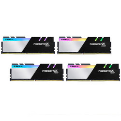 G.SKILL 芝奇 焰光戟系列 DDR4 3600MHz RGB 台式机内存 黑白 128GB 32GBx4 F4-3600C18Q-128GTZN