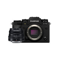 FUJIFILM 富士 X-T4 APS-C画幅 微单相机 黑色 XF 35mm F2 R WR 定焦镜头 单头套机