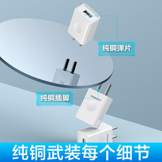 品胜 安卓数据线充电套装 Micro USB手机充电器线 适用于华为/小米/vivo/oppo/荣耀/魅族 0.8米+2A充电头