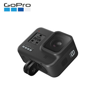 GoPro HERO8 Black 4K运动相机 Vlog数码摄像机 深潜冲浪套装（含漂浮杆+60米防水壳+64G内存卡）