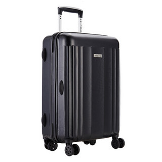 （Diplomat）外交官拉杆箱磨砂面旅行箱TSA密码箱行李箱登机箱 升级版双排轮TCF-15172黑色20英寸