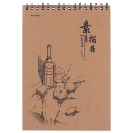 晨光 40页/A4竖侧翻双线圈素描本 单本装MA4464