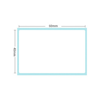 广博(Guangbo)三防热敏不干胶打印纸标签纸条码纸电子秤纸标签贴 60*40mm 500张/卷 15卷/盒ZTS5706
