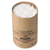 無印良品 MUJI 無印良品 细棉棒替换装 白色