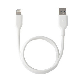 无印良品 MUJI 数据线 USB to Lightning 白色 0.9m