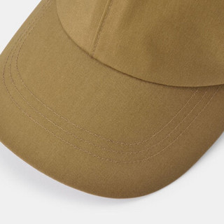 无印良品 MUJI 使用不易沾水带 不易沾水 棒球帽 棕色 55-59cm