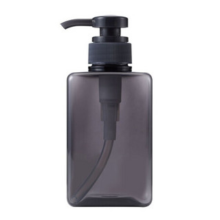 无印良品 MUJI PET补充瓶 透明灰色 400ml