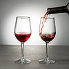 天喜（TIANXI）红酒杯 水晶玻璃杯高脚杯葡萄酒杯醒酒器具套装家用分酒器 2只装320ml