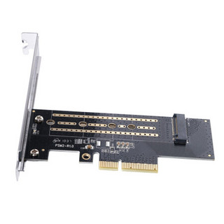 奥睿科（ORICO）M.2 NVME/SATA转接卡转PCI-E3.0X4X16扩展卡SSD固态硬盘 PSM2-X4(32Gbps)