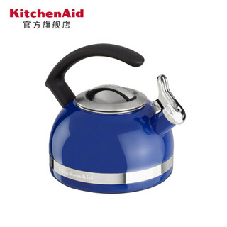 KitchenAid KTEN20CB珐琅壶养生烧水壶鸣笛热水壶燃气电磁炉通用 蓝色