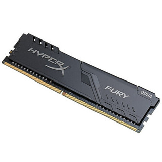 Kingston 金士顿 Fury DDR4 3200MHz 台式机内存 马甲条 黑色 8GB HX432C18FB2/8-SP