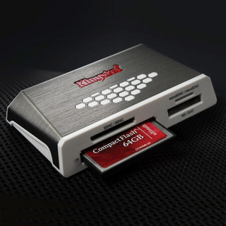 金士顿（Kingston） 多功能读卡器 多合一读卡器 FCR-HS4 USB 3.0 High-Speed Media Reader