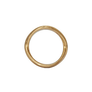 YSL圣罗兰女士时尚黄铜色环带交叉条纹带戒指588121Y15008060