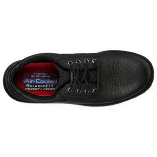 SKECHERS 斯凯奇 男士低帮工装鞋 77509 BLACK 10