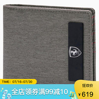 PUMA彪马男款钱包卡包纯色敞口实用53807 Charcoal Gray OSFA