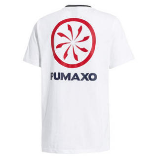 PUMA彪马男圆领印花短袖时尚T恤运动衫578547 Puma White-1 L