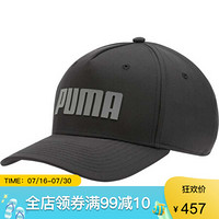 PUMA彪马男款休闲帽棒球帽Snapback 021430 黑色 Puma Black OSFA