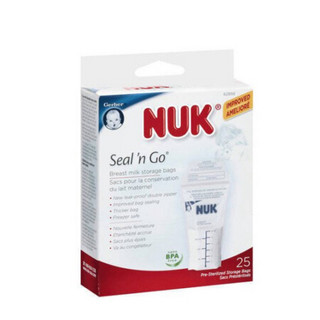 NUK 努克 25个装 母乳密封储存袋防泄漏一次性储奶袋