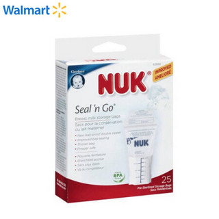 NUK 努克 25个装 母乳密封储存袋防泄漏一次性储奶袋