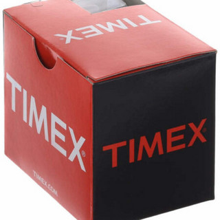 美国直邮 TIMEX 男士远征传统手表，深棕色皮革皮带