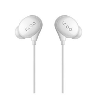 iQOO iHP1910 入耳式有线耳机 灰白色 3.5mm