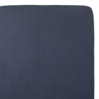無印良品 MUJI 棉天竺 床垫罩 家纺 混深蓝色 加大双人床用 180×200×18~28cm用