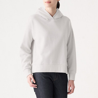 MUJI 无印良品 女士连帽卫衣 BBQ03A0S 银灰色 M-L