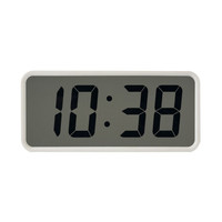 MUJI 無印良品 无印良品 MUJI 数字钟・大 白色 约240×109×33（mm）