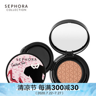 丝芙兰（SEPHORA）持妆无瑕气垫粉底液 01暖瓷粉+04盖子惠选套装