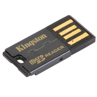 金士顿（Kingston） 迷你读卡器 车载读卡器 TF Micro SD USB 2.0 FCR-MRG2读卡器