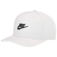 Nike耐克男女运动帽棒球帽吸汗弯檐遮阳均码9142715 White/Black One Size