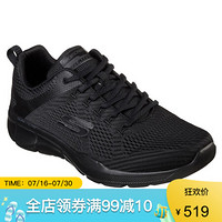 SKECHERS斯凯奇男鞋健步鞋运动鞋低帮系带52927囤 BLACK（仓） 9/42