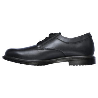 SKECHERS 斯凯奇 男士休闲皮鞋 77103 黑色 11.5