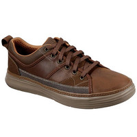 SKECHERS斯凯奇男鞋系带休闲鞋百搭鞋66230 BROWN 13