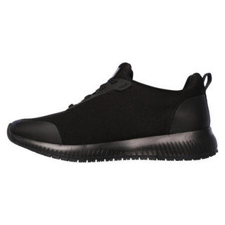 SKECHERS斯凯奇女鞋运动鞋休闲鞋网面低帮77222 BLACK 10