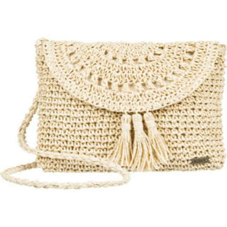 Roxy女时尚针织草编单肩包流苏小号斜跨包 Natural One Size 报价价格评测怎么样 什么值得买