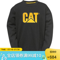 卡特彼勒CAT卡特卫衣男连帽套头运动休闲29207M Black L