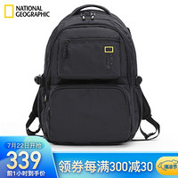 国家地理 NATIONAL GEOGRAPHIC减震神器 双肩包休闲初中学生书包女多功能大容量背包 黑色
