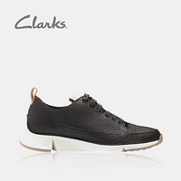 Clarks Clarks其乐女鞋休闲鞋舒适平底跑步透气系带单鞋Tri Spark 黑色 37