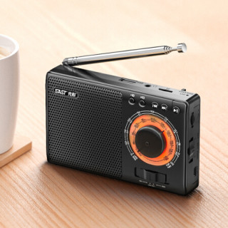 商品先科(sast)a1 全波段收音机老人老年人便携式u盘插卡mp3随身听