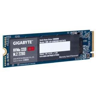 GIGABYTE 技嘉 猛盘 GP-GSM2NE3100TNTD NVMe M.2 固态硬盘 1TB (PCI-E3.0)