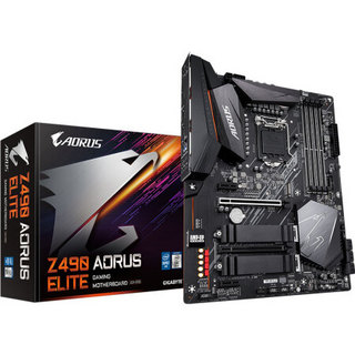 技嘉AORUS主板Z390/Z490+intel i9 9900KF/10900KF 主板CPU套装 10900KF+Z490 AORUS ELITE