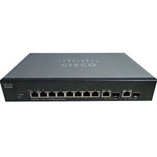 思科（Cisco）SF302-08（SRW208G）8口百兆+2千兆上行全网管交换机