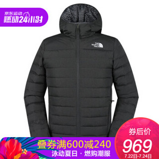 北面羽绒服男 TheNorthFace 19秋冬户外羽绒保暖防泼水700蓬 3KTE DYZ/深灰色（双面穿） L