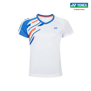 YONEX/尤尼克斯 210170BCR 女款运动短袖 简约舒适羽毛球服上衣yy