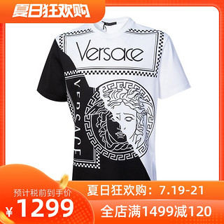 Versace/范思哲VEA81887A224589男士印花短袖圆领T恤20年夏季