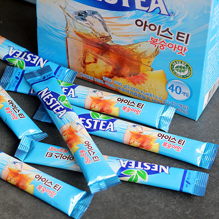 韩国雀巢桃子味冰红茶40条礼盒 进口果味冰红茶冲饮甜品饮料