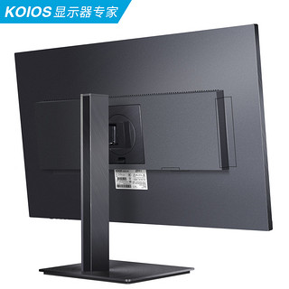 KOIOS 科欧斯 K2719U 27英寸4K HDR 窄边框 IPS升降旋转设计家用显示器